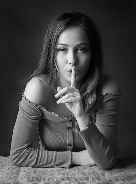 Femme bâillonnée